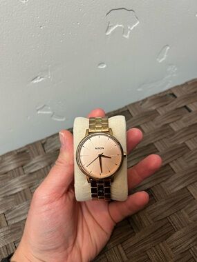 Rose Gold Nixon Watch